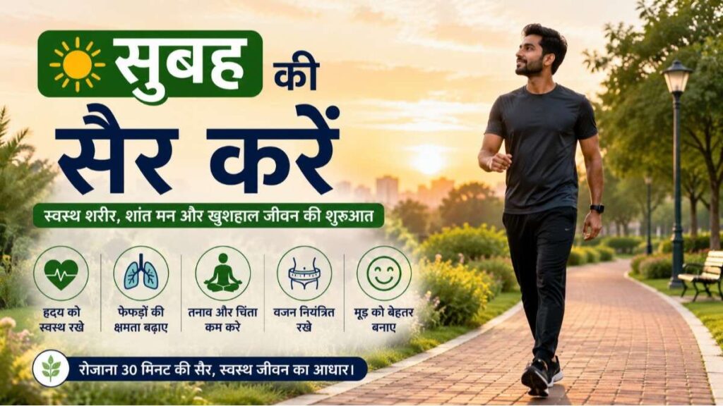 सुबह की सैर करें